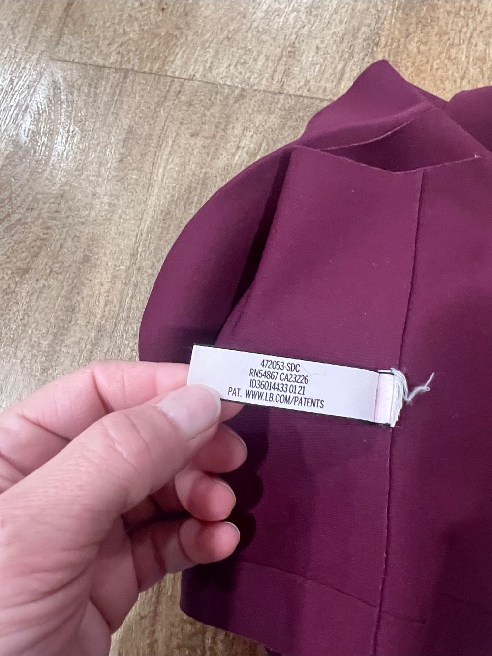 Victoria's Secret Burgundy Seamless Padded Wireless Bra Top - Picture 6 of 6